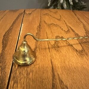 Vintage Brass Candle Sniffer Twisted‎ Handle 11" Long
